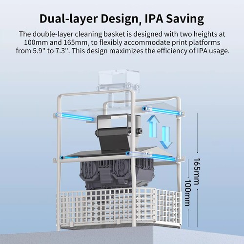 Używana pralka ANYCUBIC Wash & Cure 3.0 duża 2 w 1 do drukarki 3D LCD - Zdjęcie 5 z 12