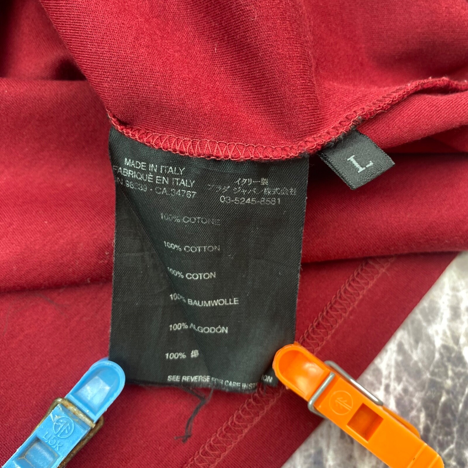 Prada Polo Red Label T shirt Red Tab Logo Mens L Luxury Old money thumbnail 23