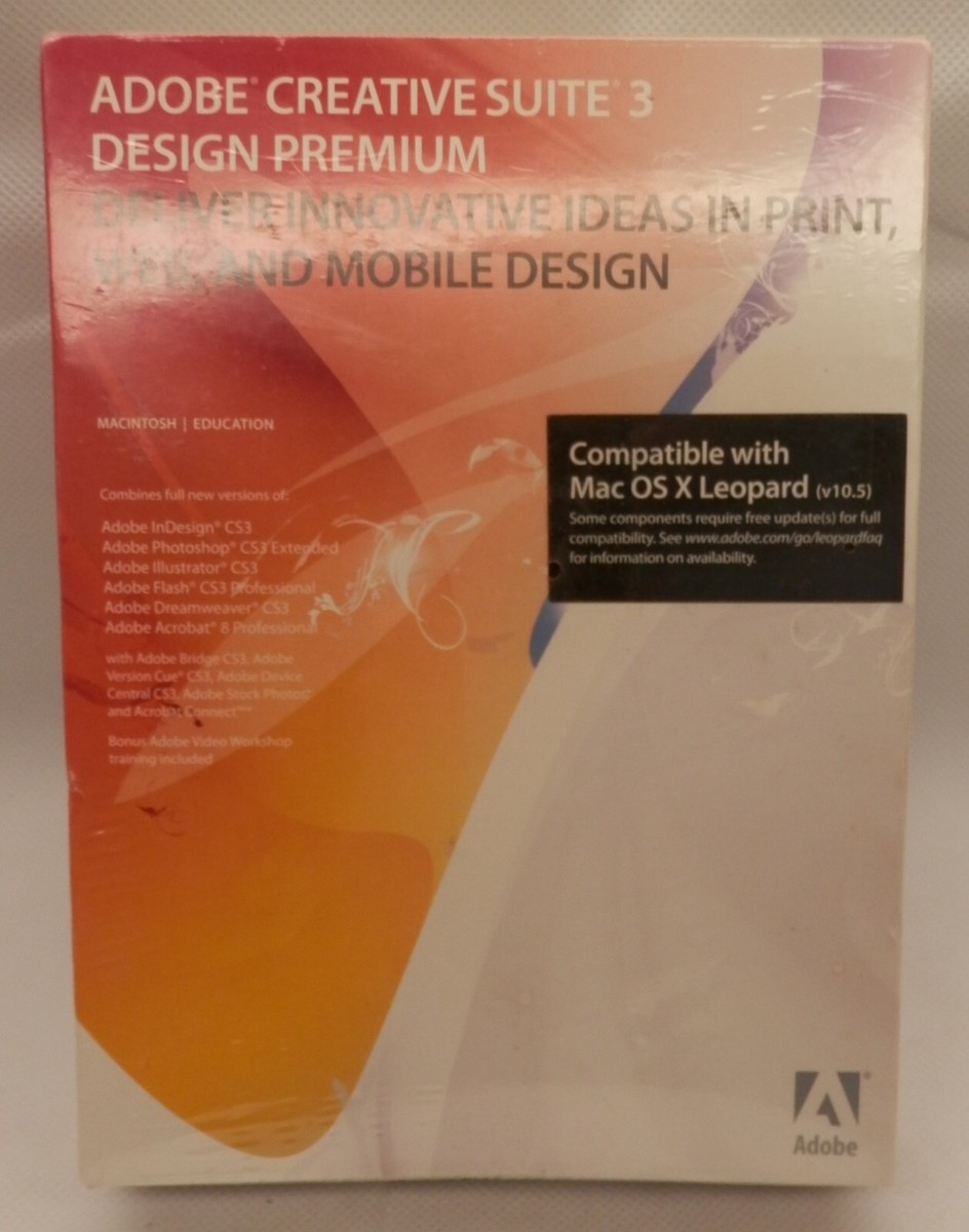 ADOBE CREATIVE SUITE3 DESIGN PREMIUM Mac
