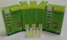 NICFREE Premium Cigarette Filters Remove Tar & Nicotine 5 Packs 150 Filters
