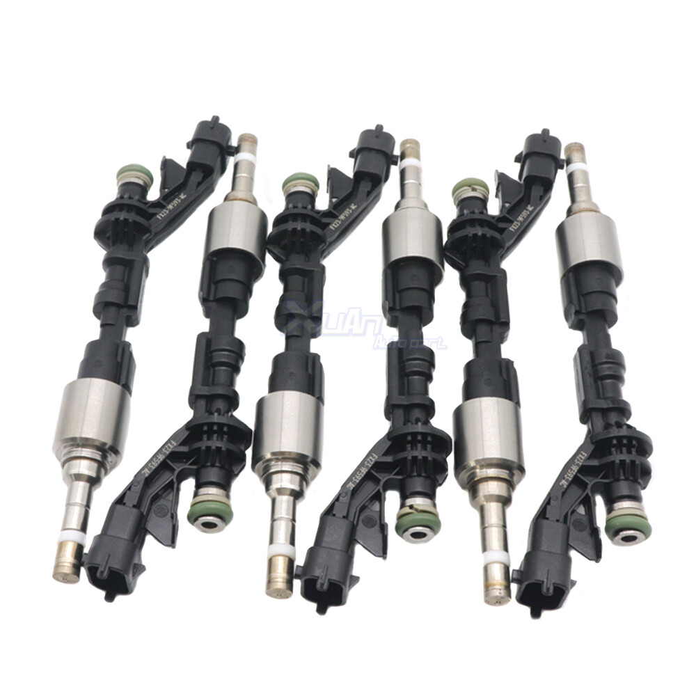 Set of 6 Fuel Injectors For Jaguar F-Type XJ XF 2013-2015