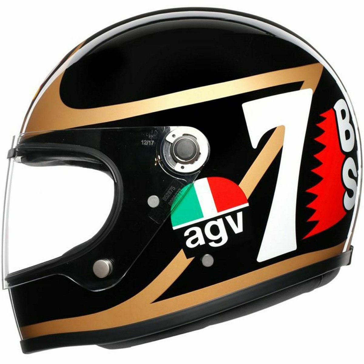 AGV X3000 Barry Sheene Legends Replica Vintage Motorcycle Helmet Small
