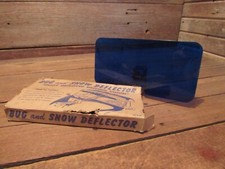 Vintage Nos Bug Snow Deflector No. B-38 Rain Air Wind Snow Clear Blue - New