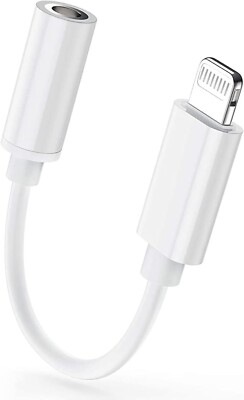 3,5mm Audio Jack AUX Adapter Kopfhörer iPhone 6 7 8 X XS XR 11 12 13 14 iPad NEU