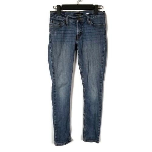 Low Med Wash Skinny Jeans Womens Junior 