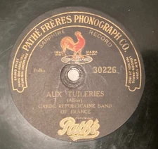 Garde Repulicaine Band of France – Pathé 30226: Aux Tuileries/Nachtigall; V cond