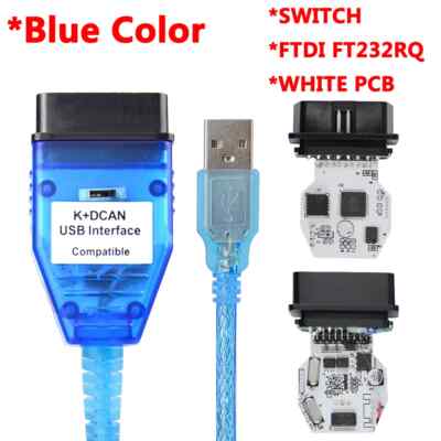 OBD2 USB Cables Interface Diagnostic Tool For BMW E46 K+CAN CAN FTDI FT232 Chip
