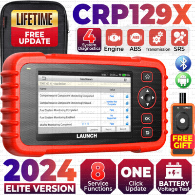 2026 Launch VII+ CRP123X CRP129X Scanner Engine ABS SRS SAS TPMS Diagnostic Tool