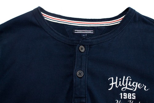 Tommy Hilfiger Kids Casual Henley Sweater Size 176 - Picture 3 of 8
