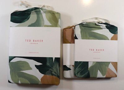 TED BAKER URBAN FORAGER BETTWÄSCHE BETTBEZUG KISSENBEZÜGE SET - DOPPELGRÖSSE