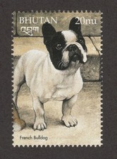 Bulldog Francés ** Arte de estampillas postales internacionales para perros ** Gran idea de regalo **