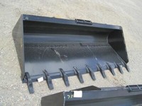 New 84" Skid Steer Tooth Bucket