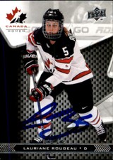 Lauriane Rougeau Signed 2018 Upper Deck Canada Women Card PWHL Toronto Sceptres