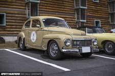Cars marronierrun volvo car Desk Mat Stitched