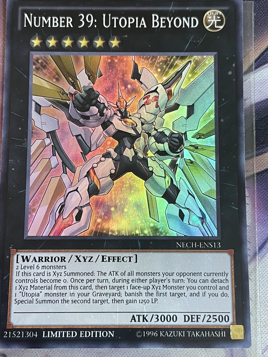 Yugioh Number 39: Utopia Beyond NECH-ENS13 Super Rare