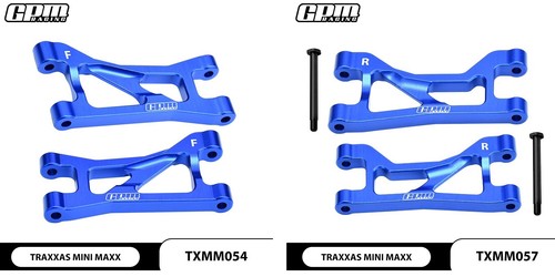 Aluminum 7075 Front+rear Upper A Suspension Arm  for TRAXXAS MINI MAXX 107154-1 - Picture 1 of 24
