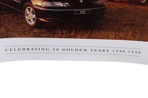New Holden VS Commodore / FJ Ute Large Dealer Poster Celebrating 50 Golden Years - Picture 5 of 5