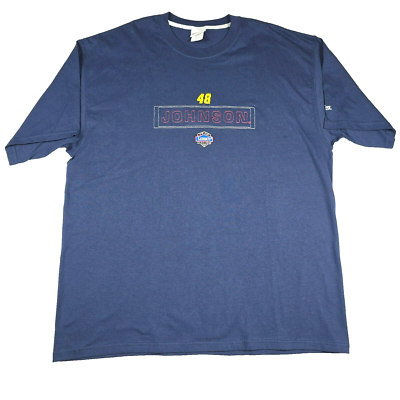 #ad #ad Jimmie Johnson #48 Chase Authentics NASCAR Men#x27;s 2XL Lowes Team Racing Shirt $12.70