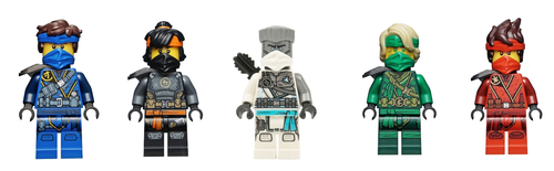 LEGO Ninjago JAY KAI LLOYD COLE ZANE 