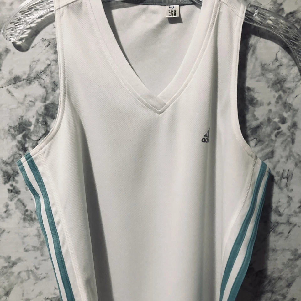 Camiseta sin mangas Adidas Climalite para mujer talla M mediana tres rayas Foto 2 de 4