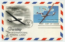 UXC20 28c Soaring, ArtCraft, FDC