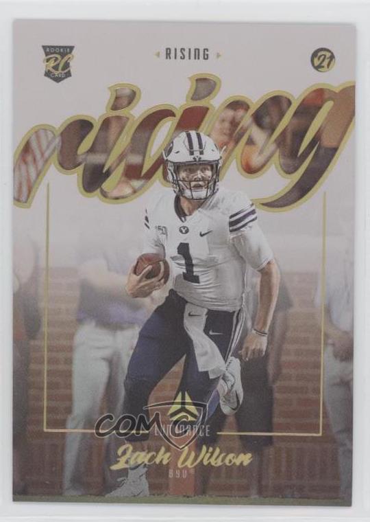 2021 Panini Luminance Rising Zach Wilson #RI-2 Rookie RC