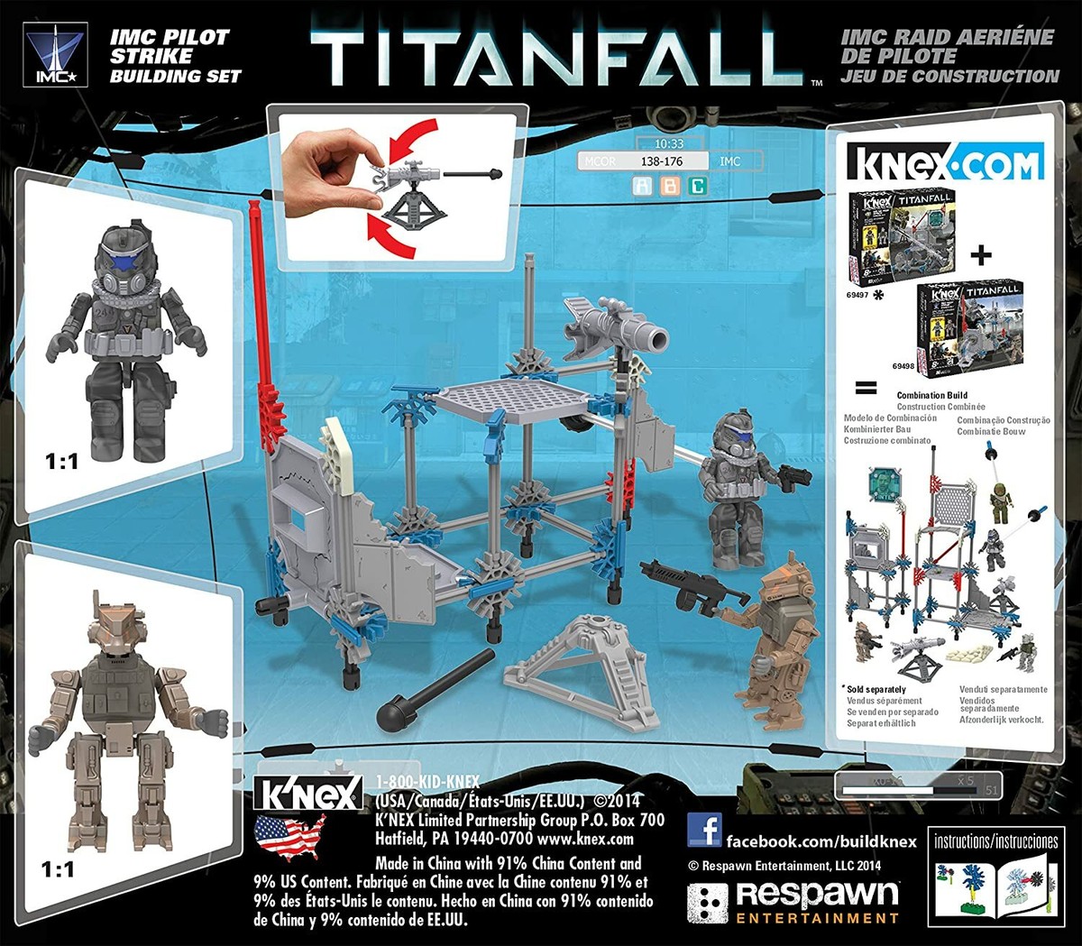 Knex Titanfall - Limited Edition IMC Pilot Strike - New