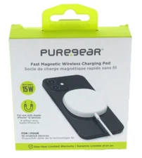 PureGear 15W Magnectic Fast Wireless Charging Pad White
