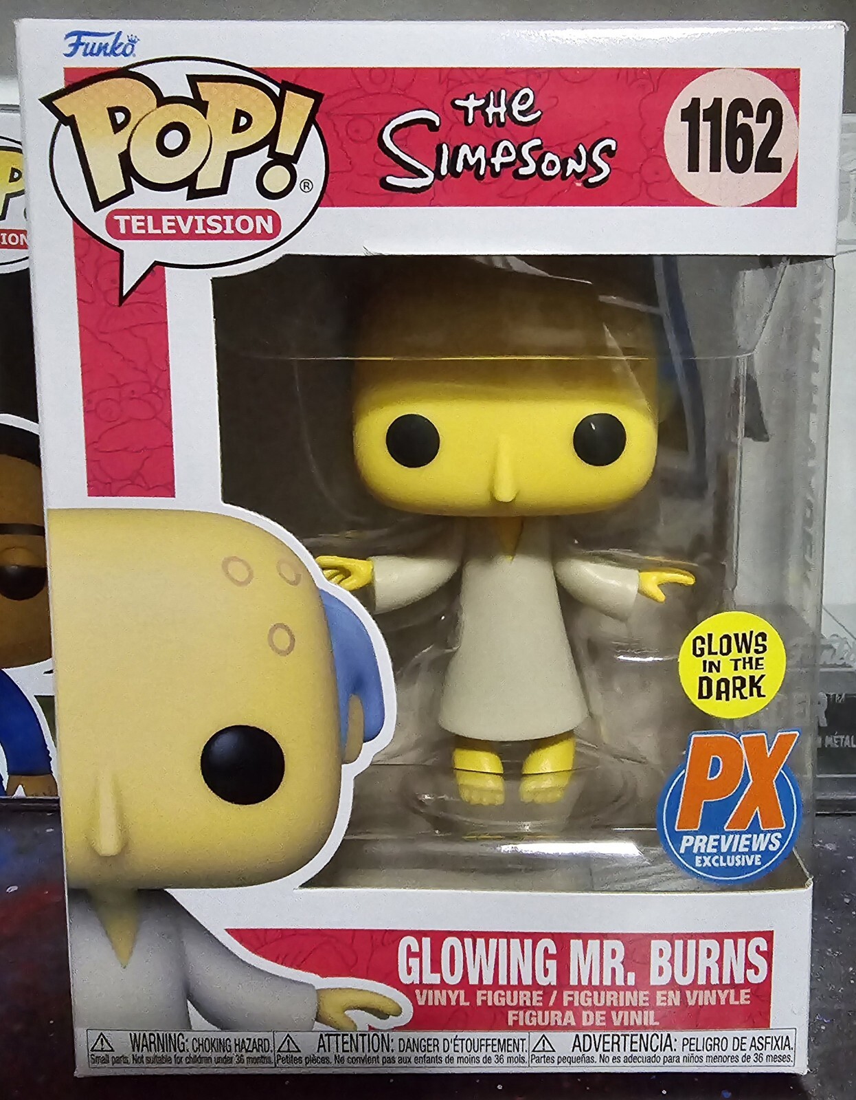 Funko Pop! Vinyl: The Simpsons - Glowing Mr. Burns (Glows In The Dark) #1162