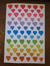 American Greetings Valentine's Day stickers, American Greetings heart stickers