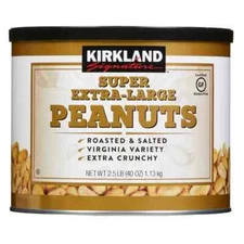 Kirkland Signature Super Extra-Large Peanuts, 2.5 lbs