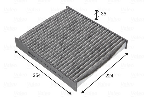 Valeo Innenraumfilter Aktivkohlefilter FüR VW Polo 6R 6C Skoda Fabia II 542-image