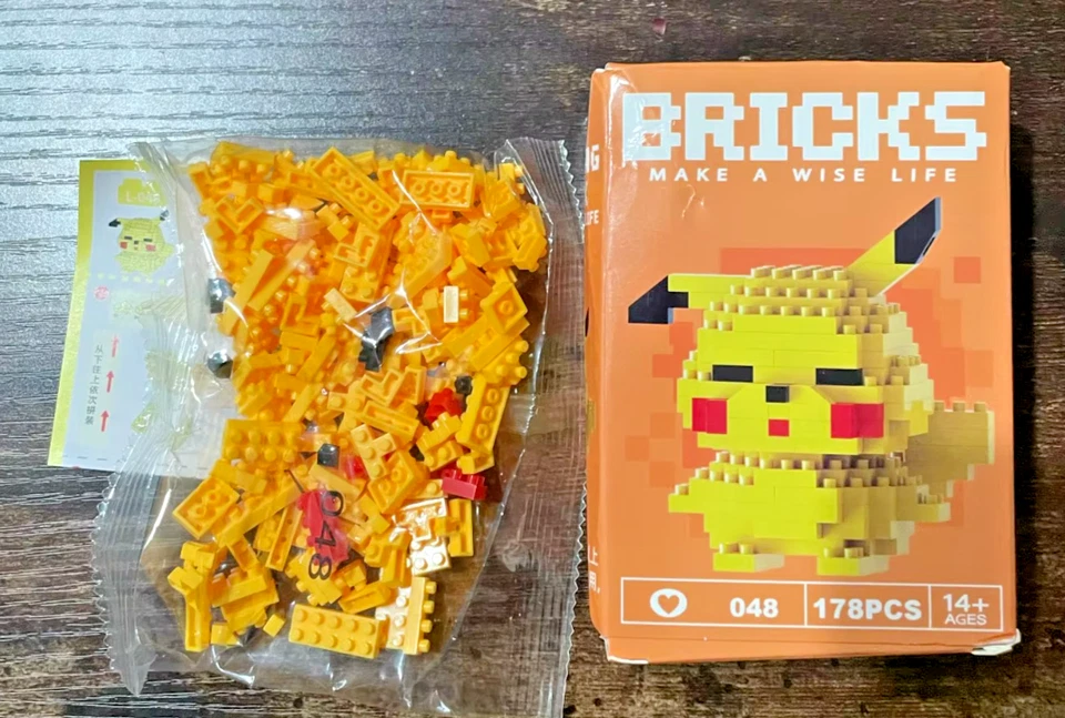 Pokemon Pikachu Building Bricks - 3D Puzzle for kids - 178 Pcs - Image 4 of 4
