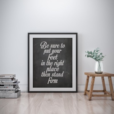Be sure to put Inspirational Wall Art Print Motivational Quote Poster Decor Gift