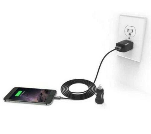 Зарядное устройство с 6-футовым кабелем для iPhone Ready авто и дома - Изображение 2 из 4