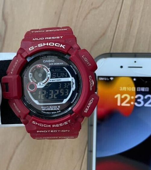 Casio G-shock MUDMAN GW-9300RD-4JF Digital Men's Watch | eBay