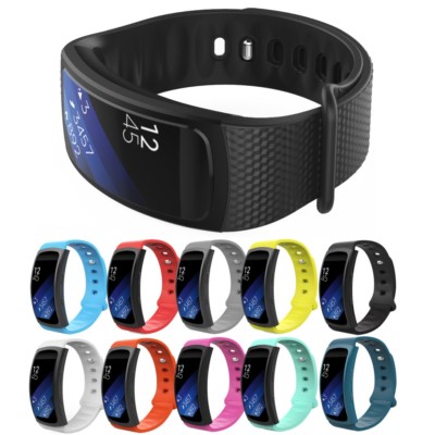 StrapsCo Silicone Sport Watch Band Strap For Samsung Gear Fit 2 SM R360
