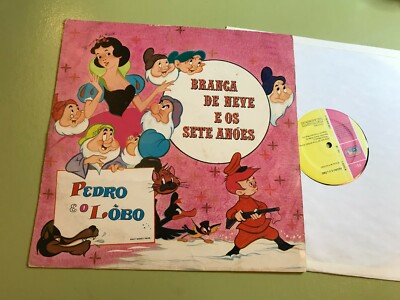 branca de neve e os sete anoes pedro lobo disney lp spanish brazil '65 purplewax