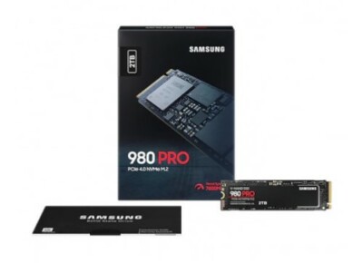 Samsung 2.0TB 980 Pro SSD NVMe PCIe4.0x4 M.2 2280 Solid State