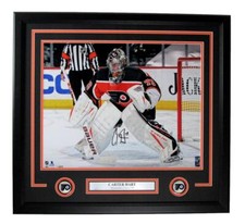 Carter Hart Autographed 16x20 Photo Philadelphia Flyers Framed Fanatics 170966
