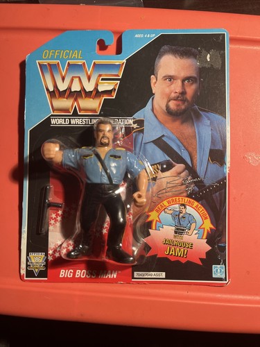 1992 WWF wwe Vintage Wrestler Blue Card BIG BOSS M...