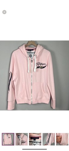 Neu ohne Etikett Tommy Hilfiger Pullover Rosa Damen Hoodie Sweatshirt Gr. M - Bild 1 von 7