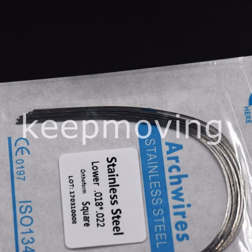 10 Packs Dental Orthodontic Stainless Steel Rectangular Arch Wire Upper + Lower - Picture 64 of 99