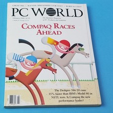 February 1988 PC World Compact Race ahead Of IBM Model 80
