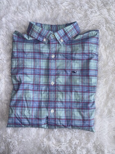Vineyard Vines boys sz. 16 "On the Go Performance" brr button down. Exc. cond - Picture 10 of 10