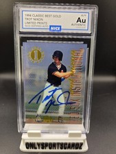 1994 Classic Best Gold Trot Nixon Limited Prints #LP9 Authentic AUTO NICE RedSox