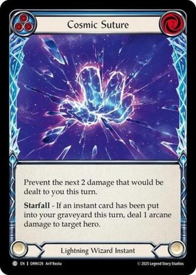 ~ Cosmic Suture (Blue) ~ NM Foil ~ Omens of the Third Age ~ FAB
