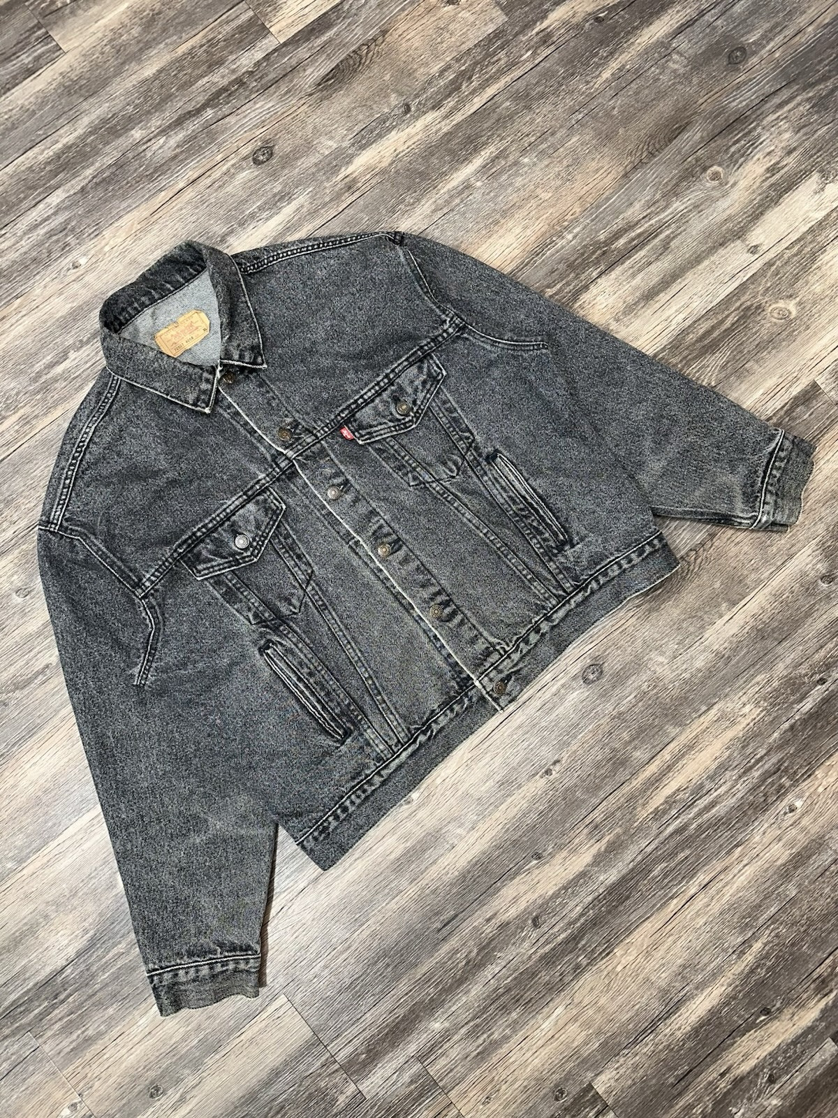 Rare Vintage Levis Stone Wash 527 Type 3 Jacket 70507 4858 Size XL Made In USA image 4