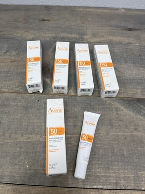 Lot of 5 travel Avene  Mineral Sunscreen SPF 50  .3fl oz  Exp 05/26