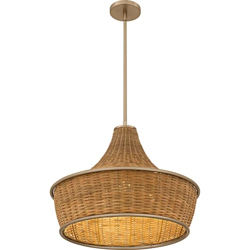 Quoizel QP6770 Solebay 3 Light 22"W Pendant - Bronze - Picture 10 of 12